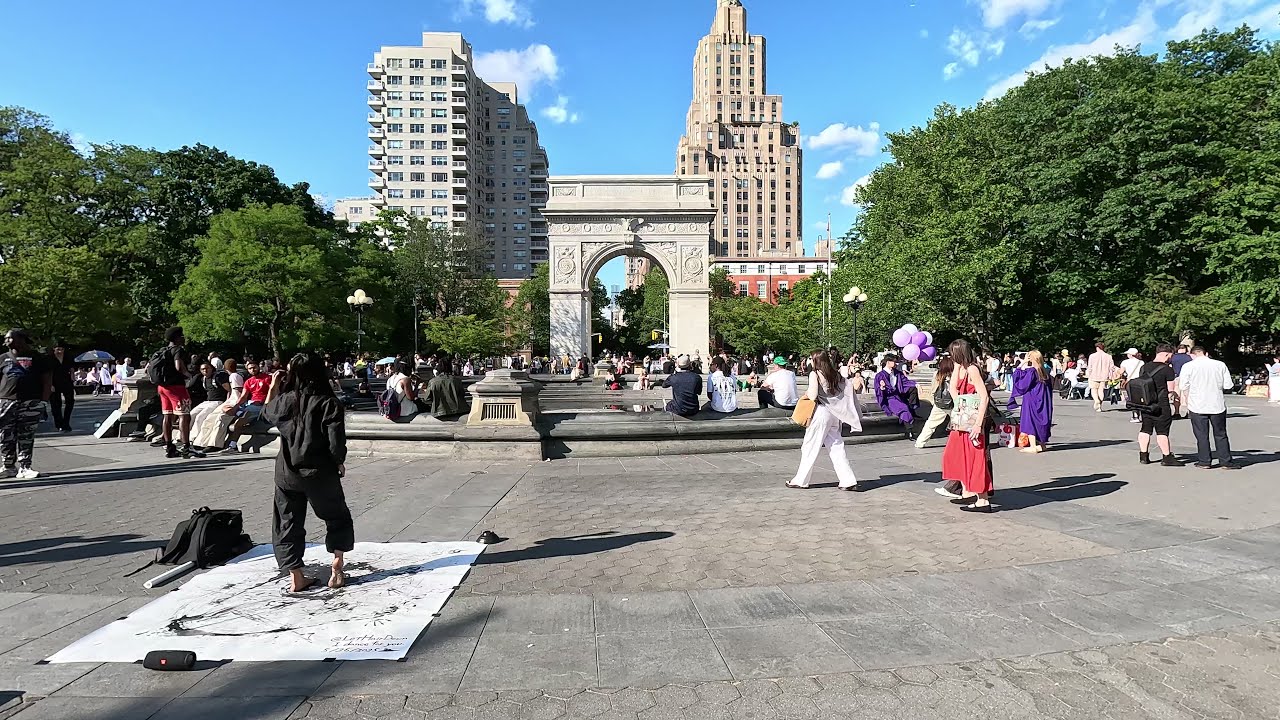 NYU & Washington Square Park, Manhattan, NY - May 26, 2025