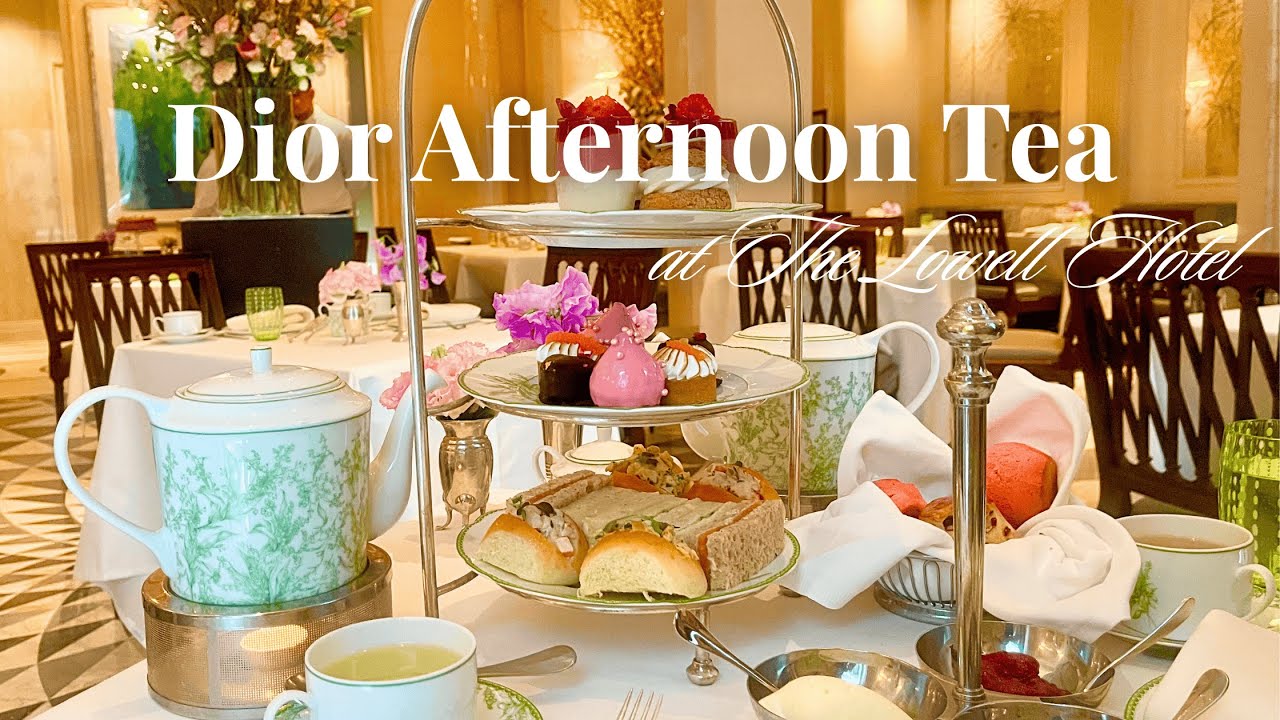 Dior Afternoon Tea в отеле Lowell в Нью-Йорке | Элегантный отель на Upper East Side
