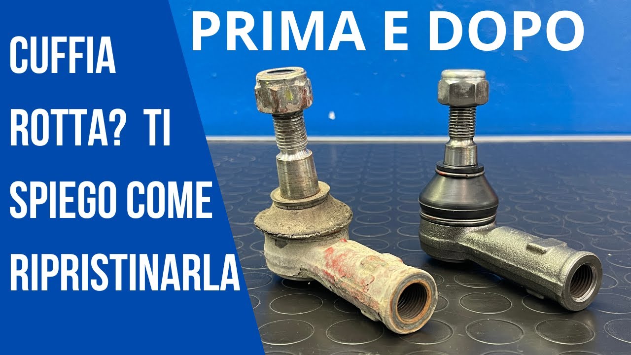 Cambiare la cuffia della testina sterzo