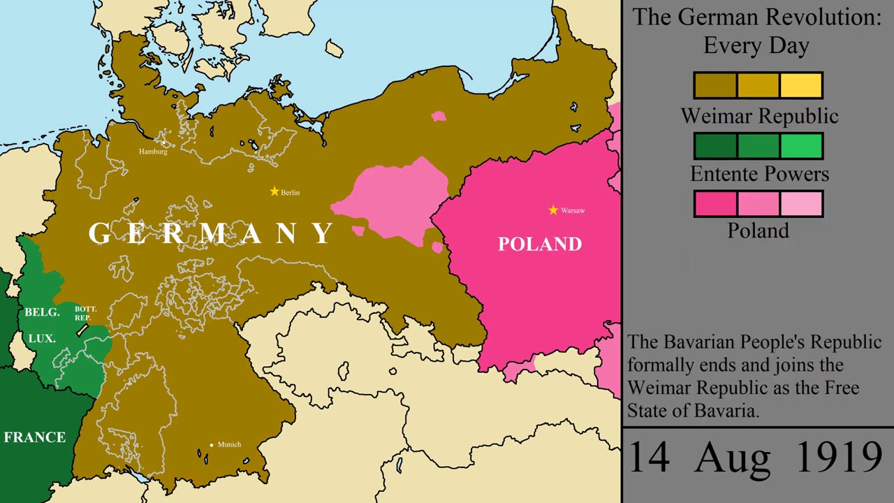 The Collapse of the German Empire: Every Day