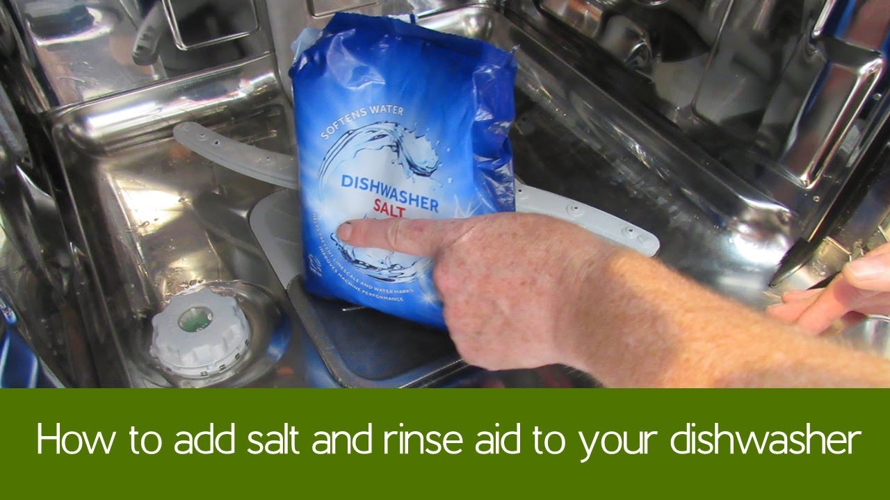How to add salt and rinse aid to your dishwasher + what they do and why they're important