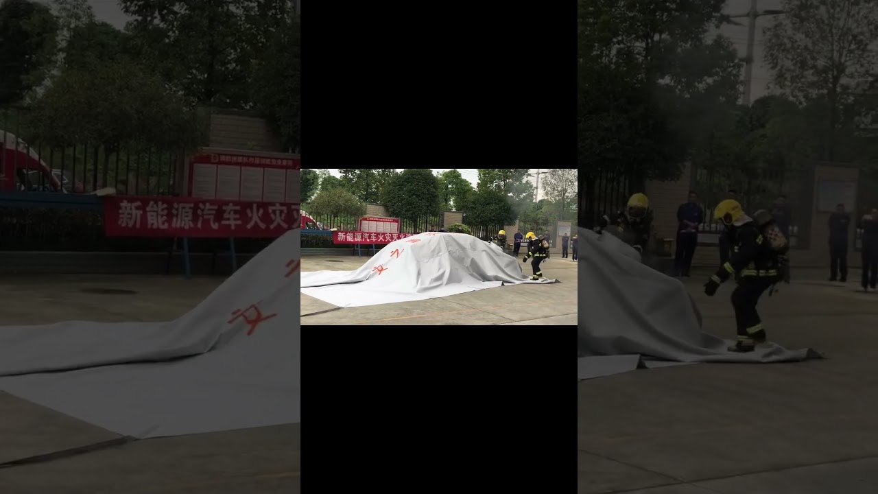 Do fire blankets work on EV cars?