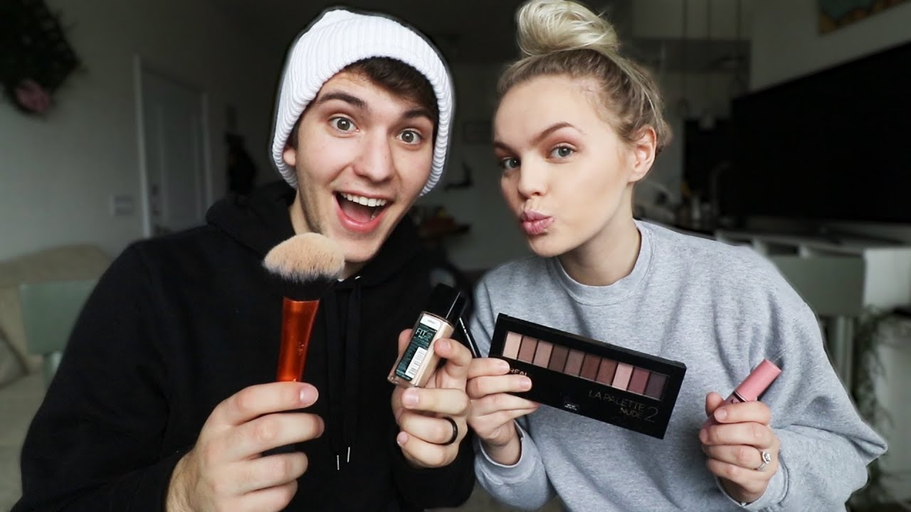 Husband Does My Makeup...