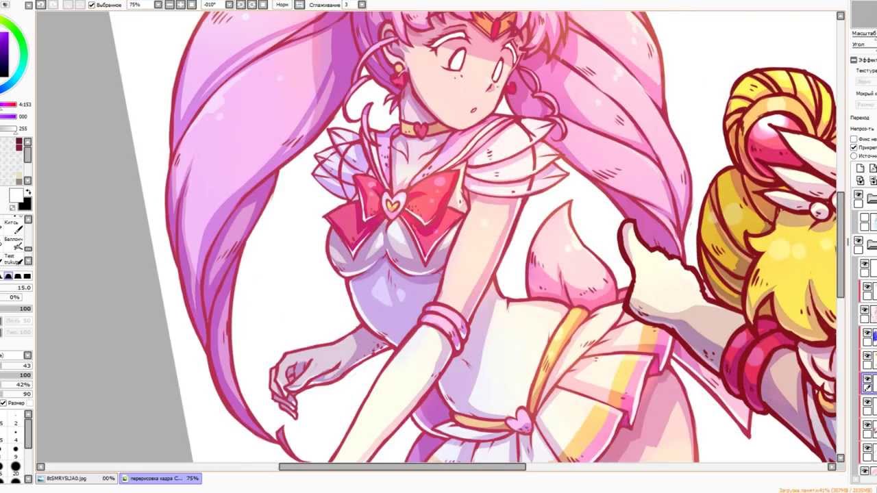 ReDraw Sailor moon [speedpaint]