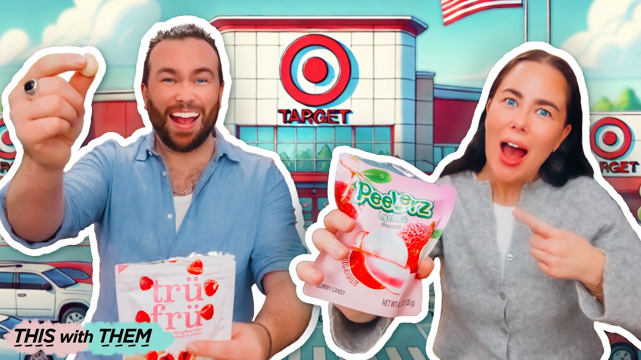 BRITISH PEOPLE TRY AMERICAN CANDY FROM TARGET! 🎯