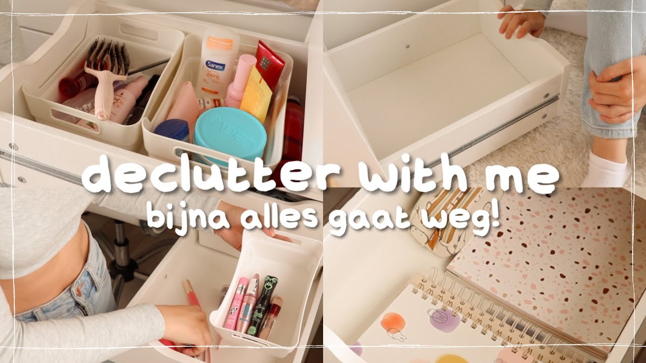 declutter with me | bijna alles gaat weg