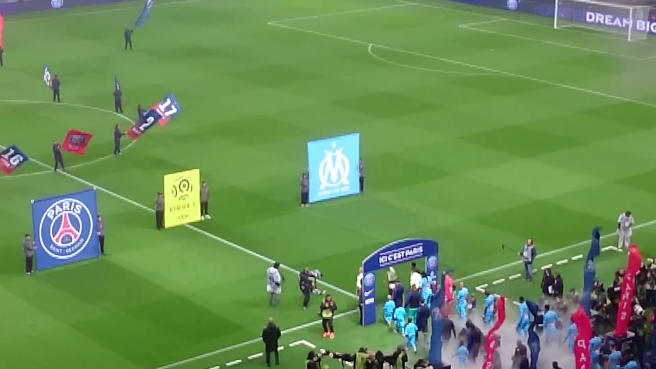 PSG OM: entrée des joueurs [2016]