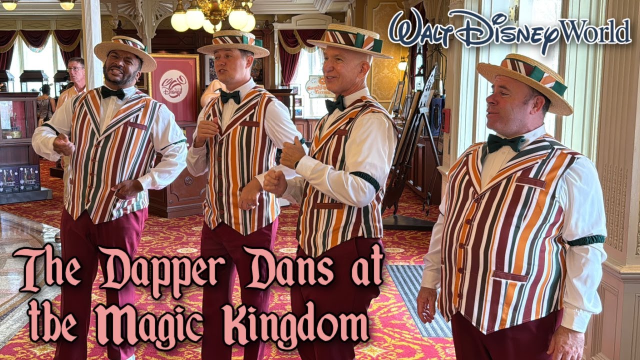 The Dapper Dans Perform Indoors at the Magic Kingdom | Walt Disney World