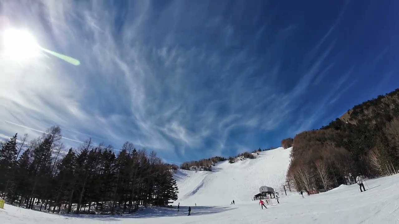 251　乗鞍スキー場　あれやこれやトレーニング