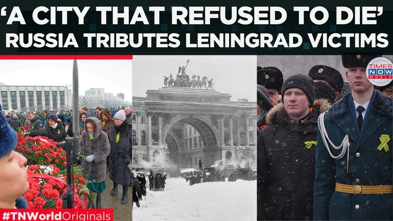 RUSSIA HONOURS VICTIMS: St Petersburg Remembers Victims Of The Brutal Siege Of Leningrad |World News