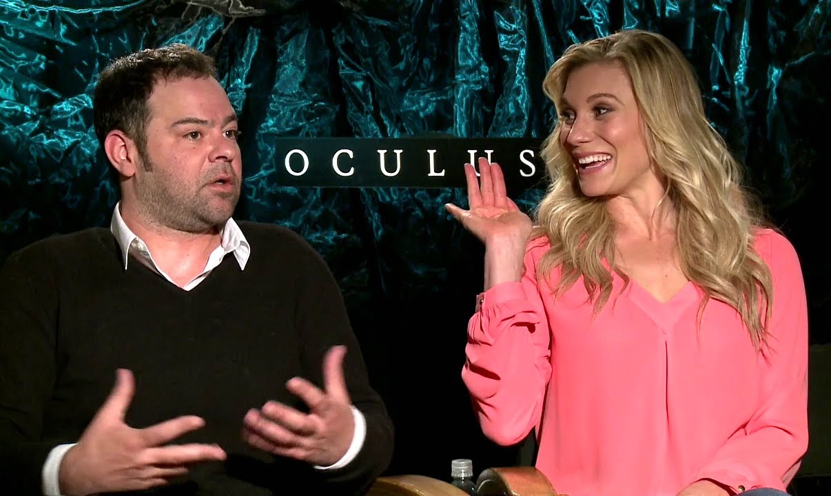 Katee Sackhoff & Rory Cochrane Interview - Oculus (2014) JoBlo.com, Horror HD