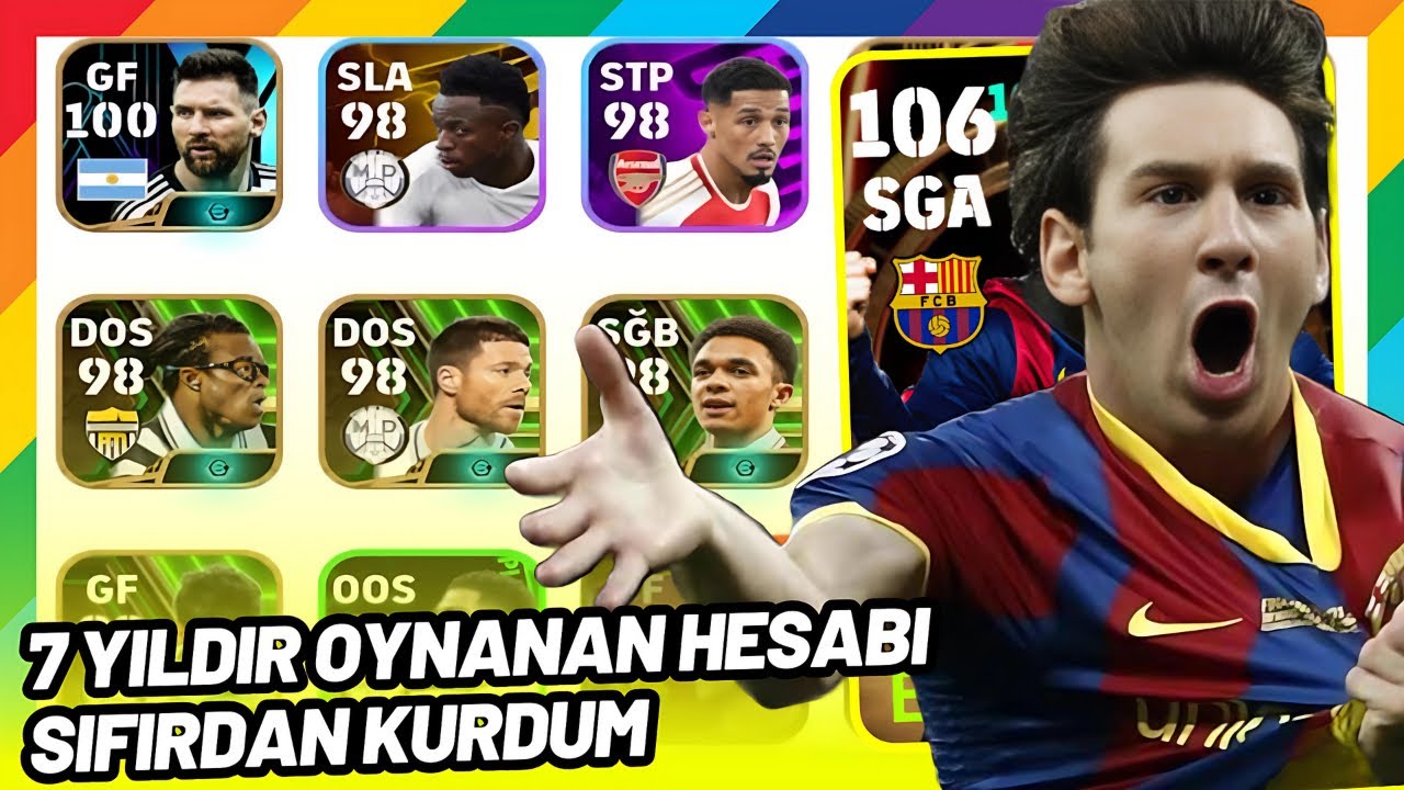 7 YILDIR OYNANAN HESABI SIFIRDAN KURDUM [ EFOOTBALL 2024 MOBİLE ]