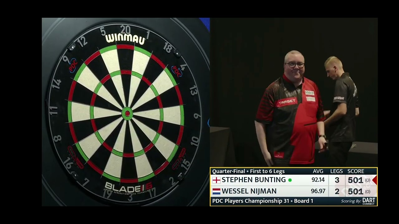 Stephen Bunting vs Wessel Nijman | Players Championship 31 2025 🎯