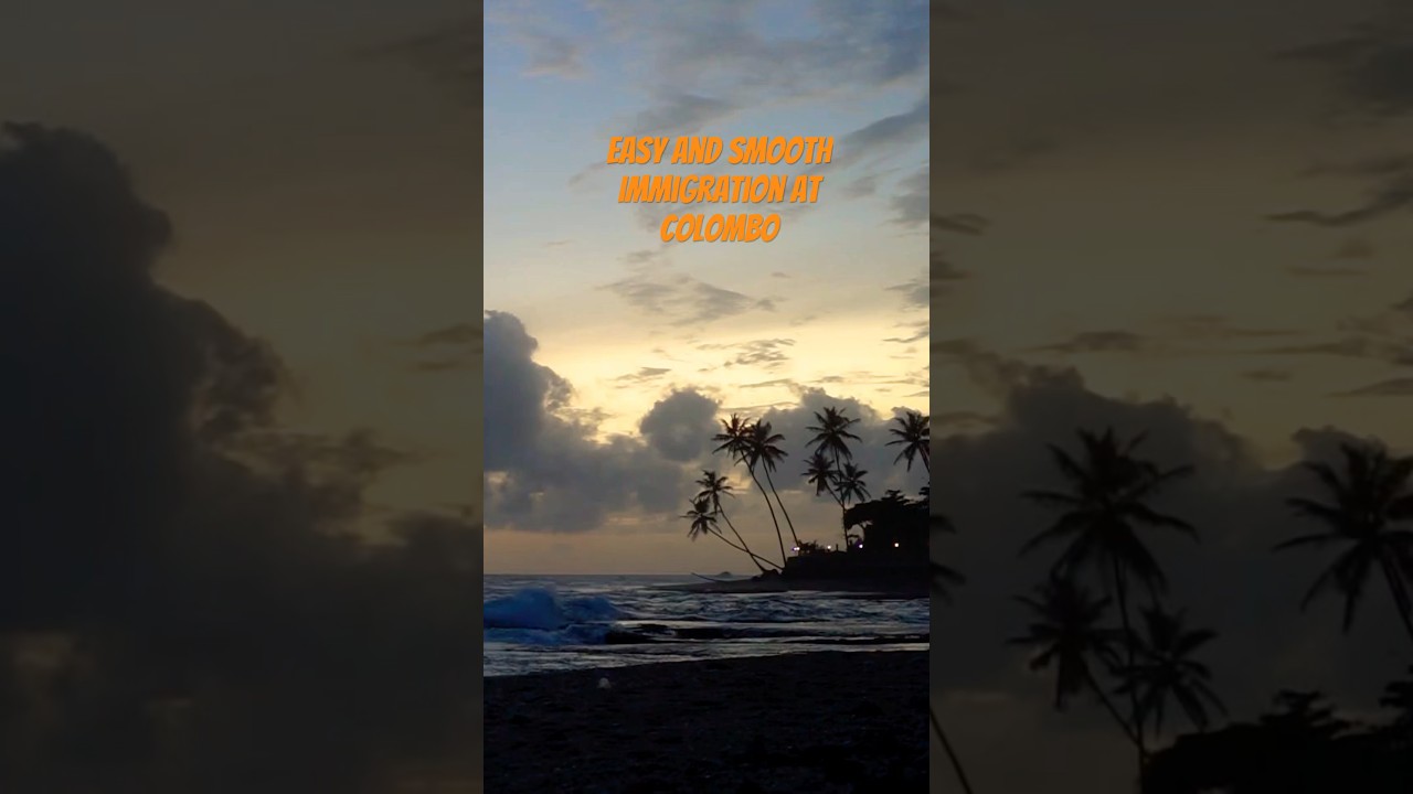 Easiest Immigration at Colombo | Indian in Sri Lanka #travel #2024 #srilanka #srilankanvlogs #visa
