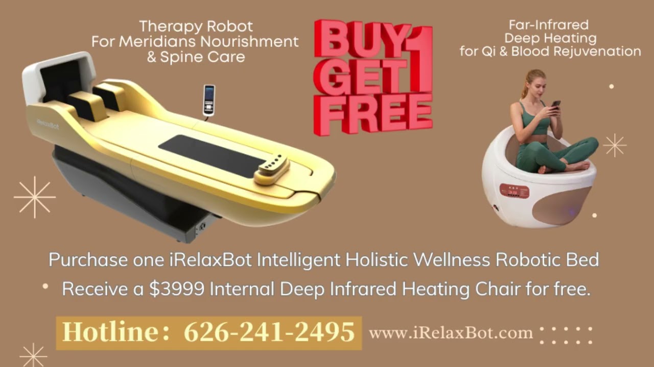 Elevate your home wellness experience this holiday season.
iRelaxBot presents an exclusive gift！