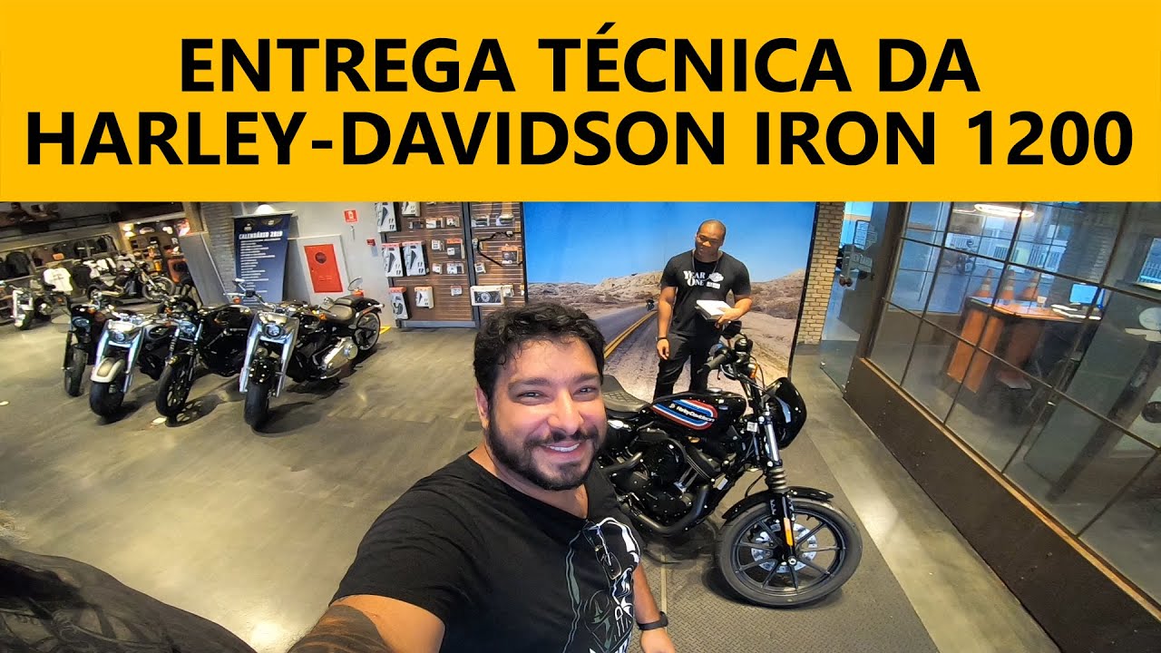 Entrega técnica da Harley Davidson Iron 1200