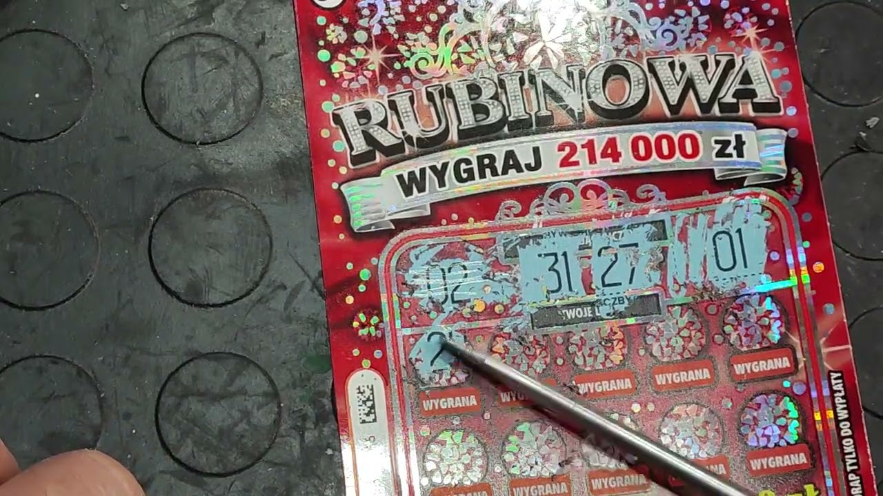 Zdrapka #lotto za #5zł 💥🚀👉 #rubinowa 