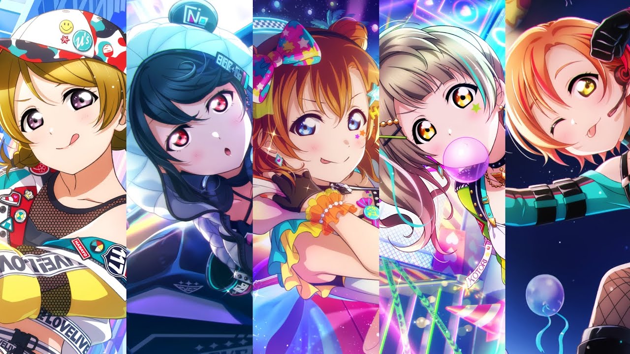 WILD STARS - Honoka × Kotori × Rin × Hanayo × Nico mix (Color Coded)