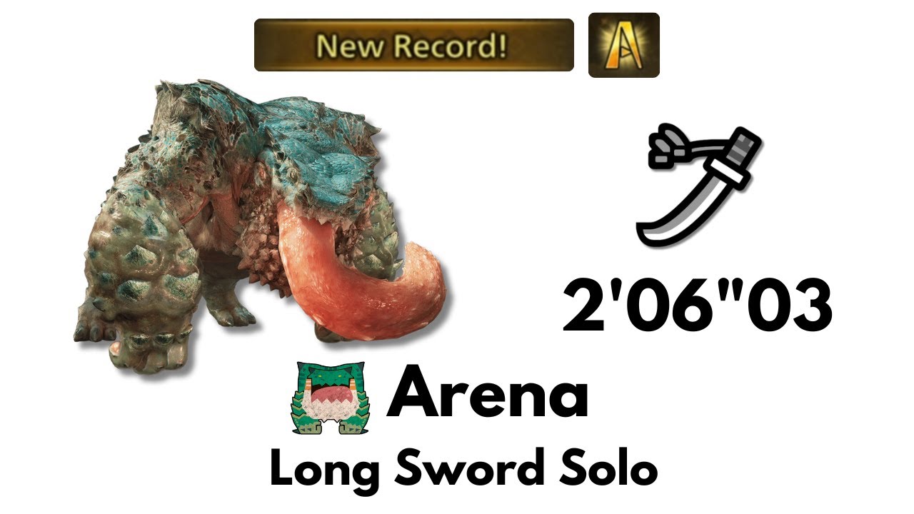 Arena: Chatacabra (Longsword Speedrun Solo) | MH Wilds