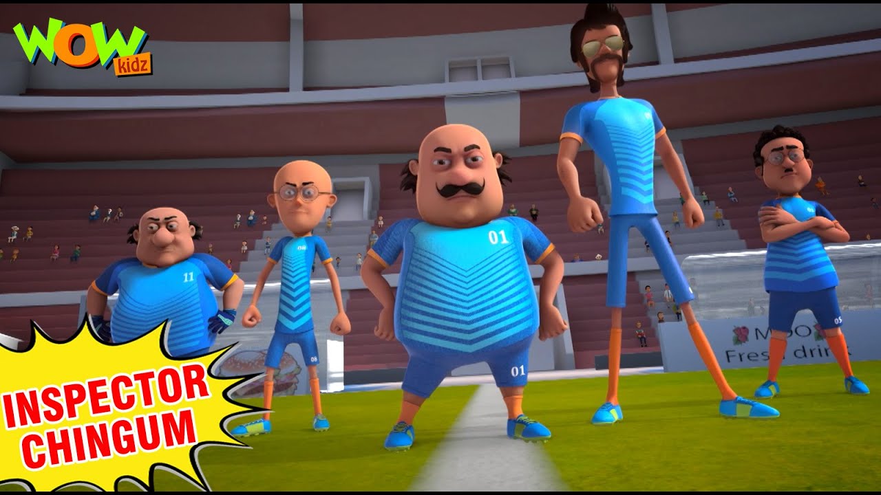 Football Game क्यो हुआ England मैं? | Motu Patlu New | Cartoon | Inspector Chingum | 