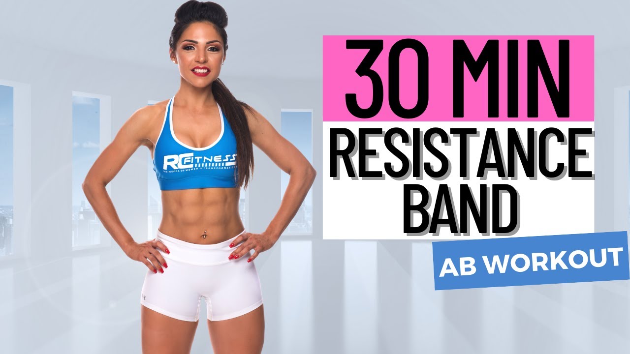 Abs (Resistance Band) Workout | 30 Minute Core Exercise