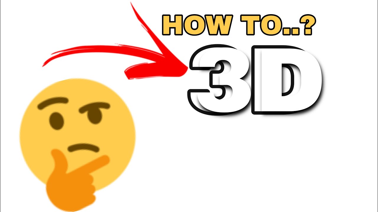 How To Create 3D Text On PicsArt (Easy Tutorial)