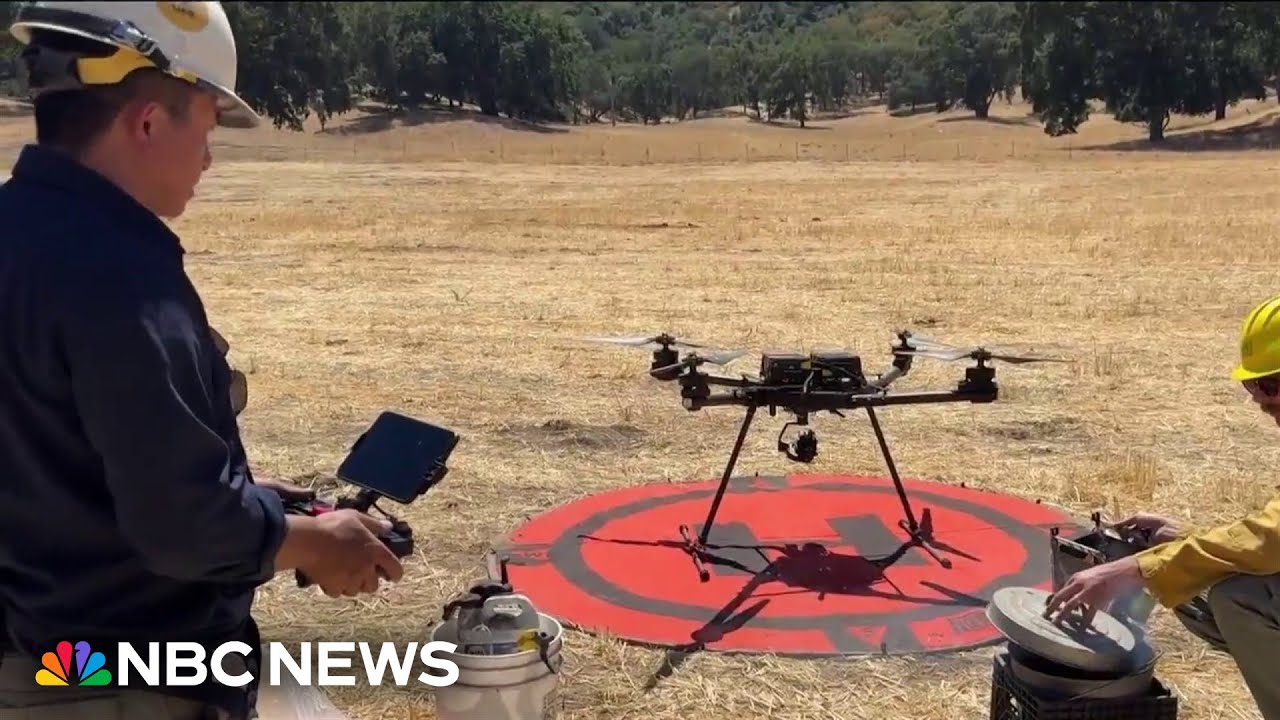 New drone technology helps fight fires