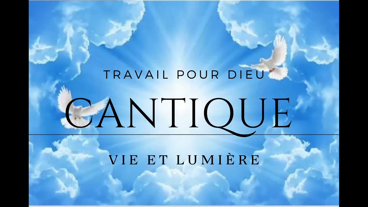 Cantique - TJ - merci pour ta parole