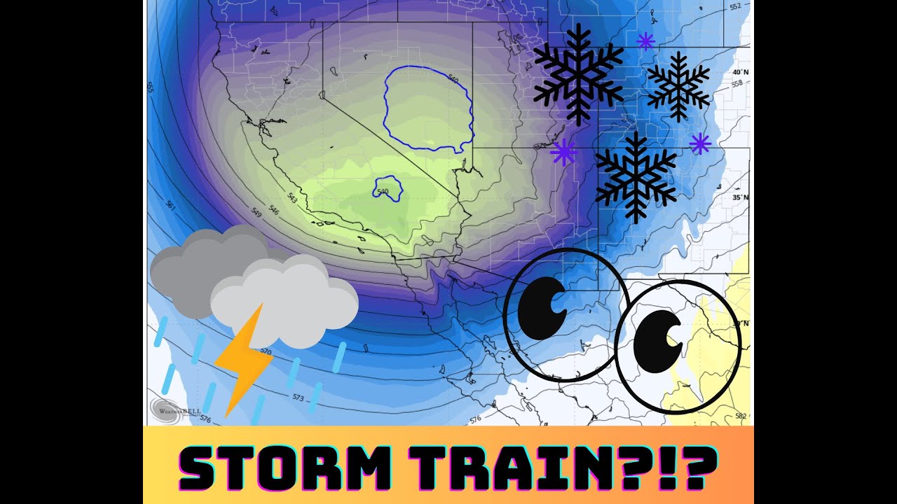 California Weather: Storm Train!?!