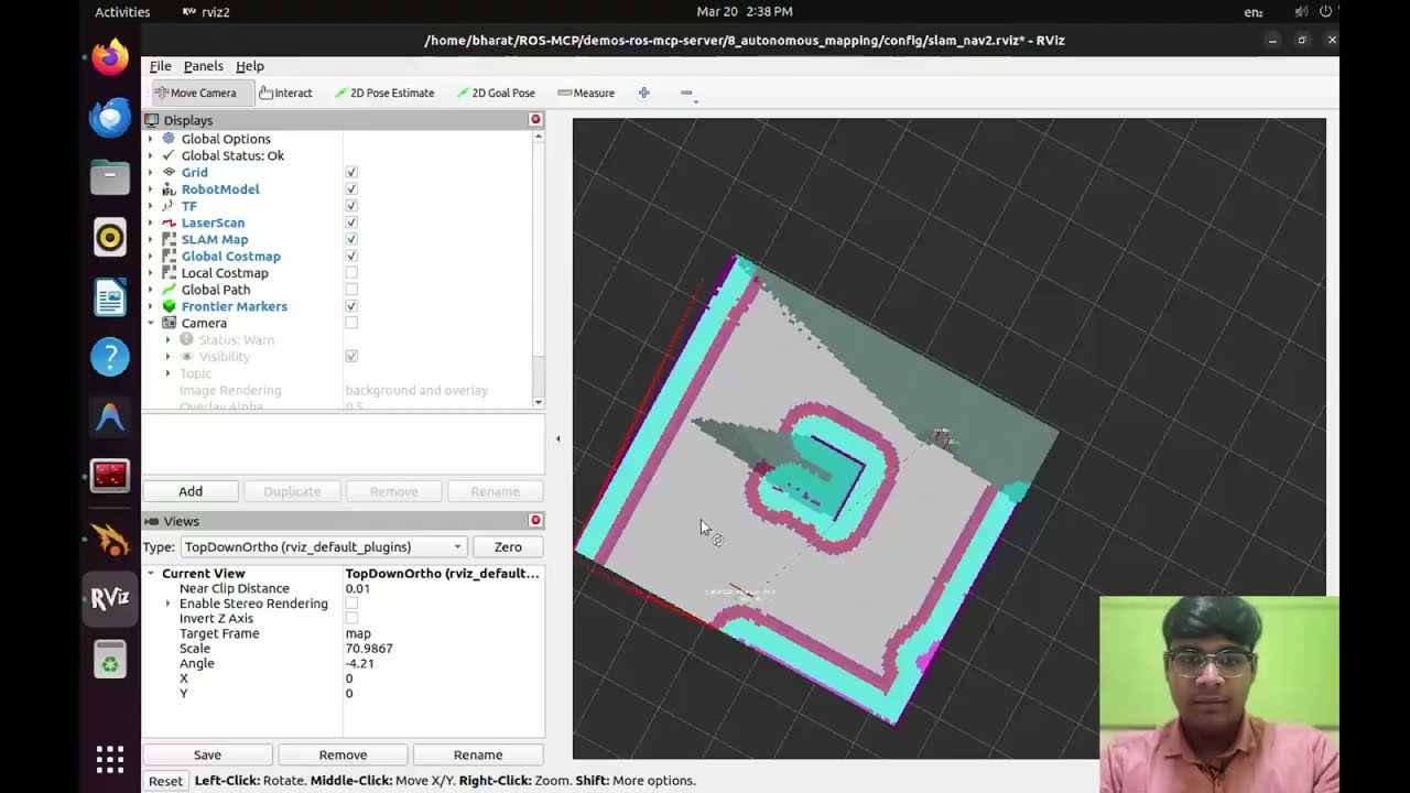 How to use AI Agents to autonomously map an unknown environment in Gazebo and Rviz