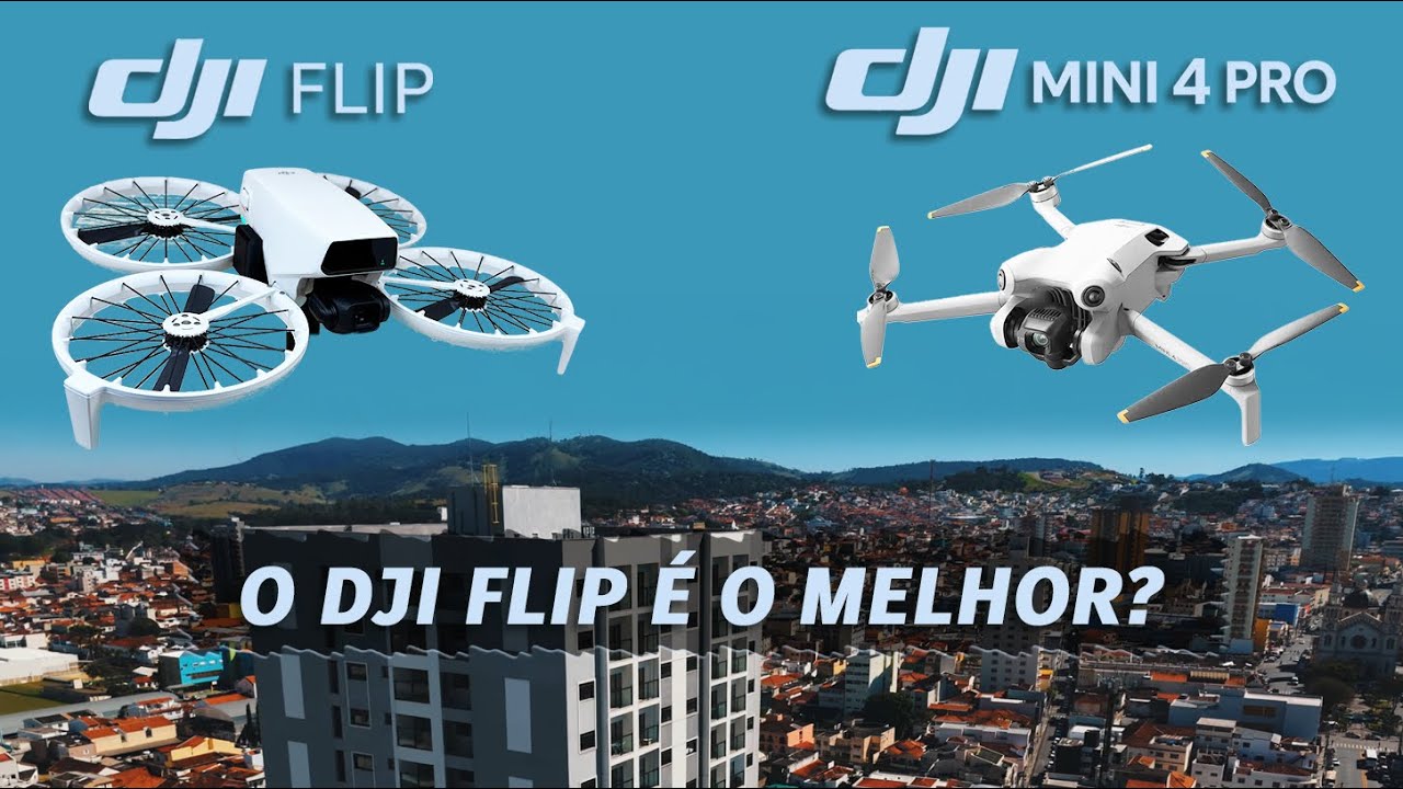 DJI Flip vs Mini 4 Pro? O Flip ganha?!?! #djiflip #dronebrasil