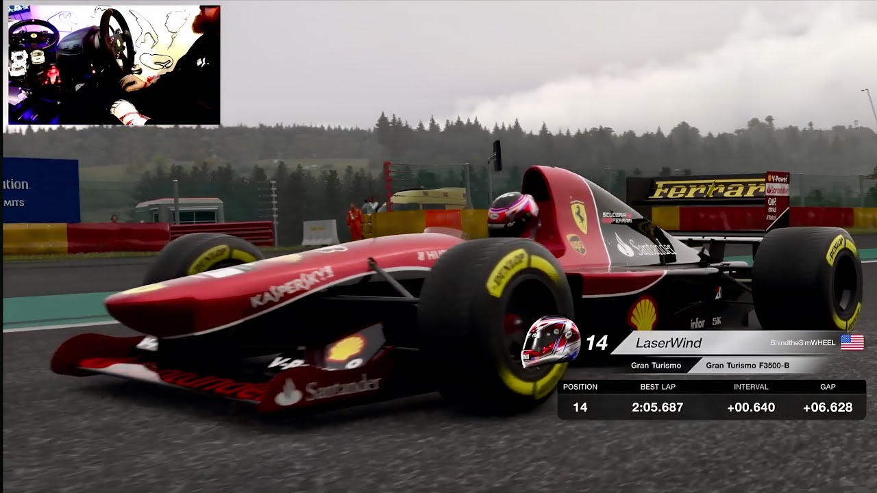 LIVE PSVR2 Gran Turismo 7 Nations Cup 2026 Rd1 90s F1 @ Spa F3500b