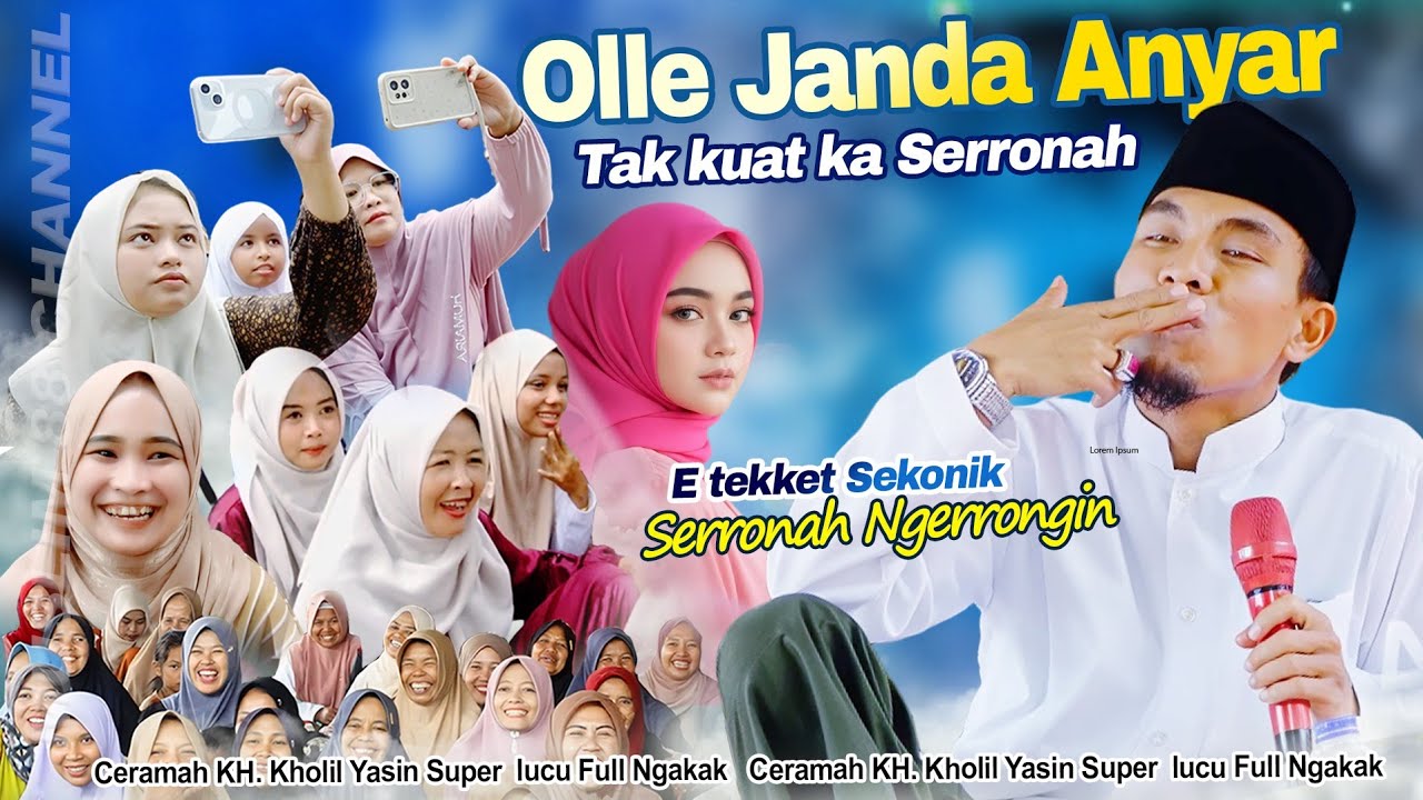 Pengajian kocak full ngakak. KH. kholil yasin terbaru 2026 