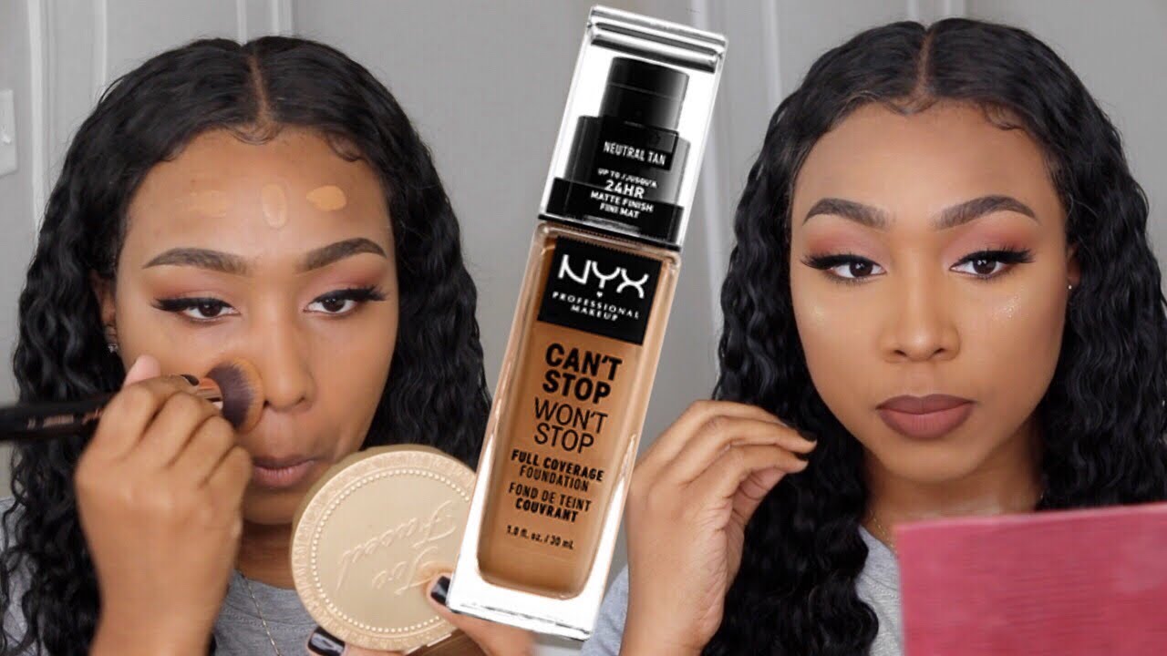 NYX CANT STOP WONT STOP FOUNDATION REVIEW & WEAR TEST
