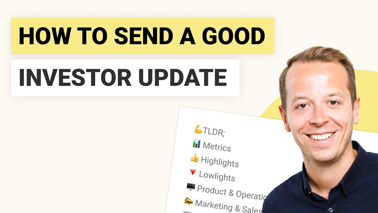 How to send a good investor update