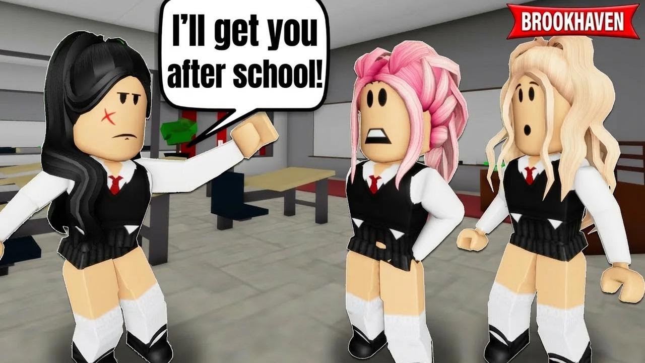 The Girls Were Scared of the School Bully | Brookhaven RP Stories | Roblox
