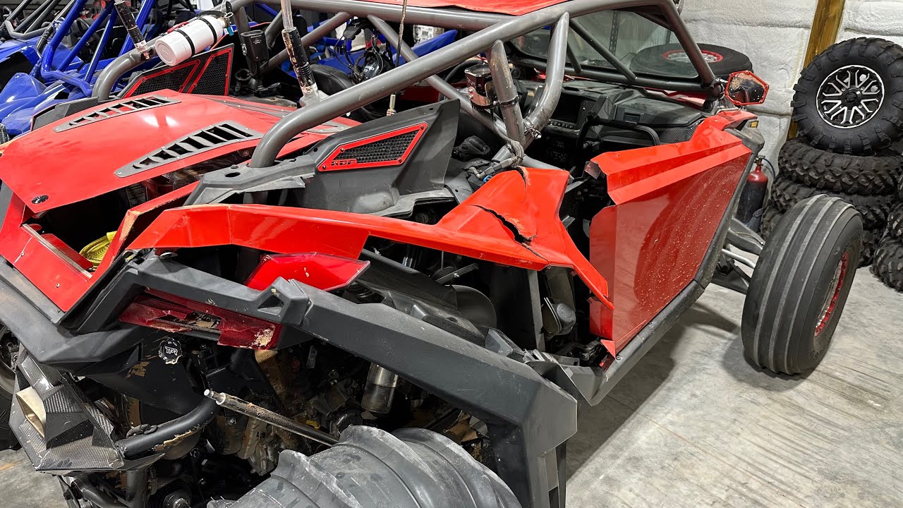 Разбился RZR Pro R!