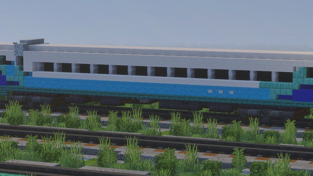 Minecraft Coche Pullman Hitachi de Trenes Argentinos - Tutorial (ficticio) 