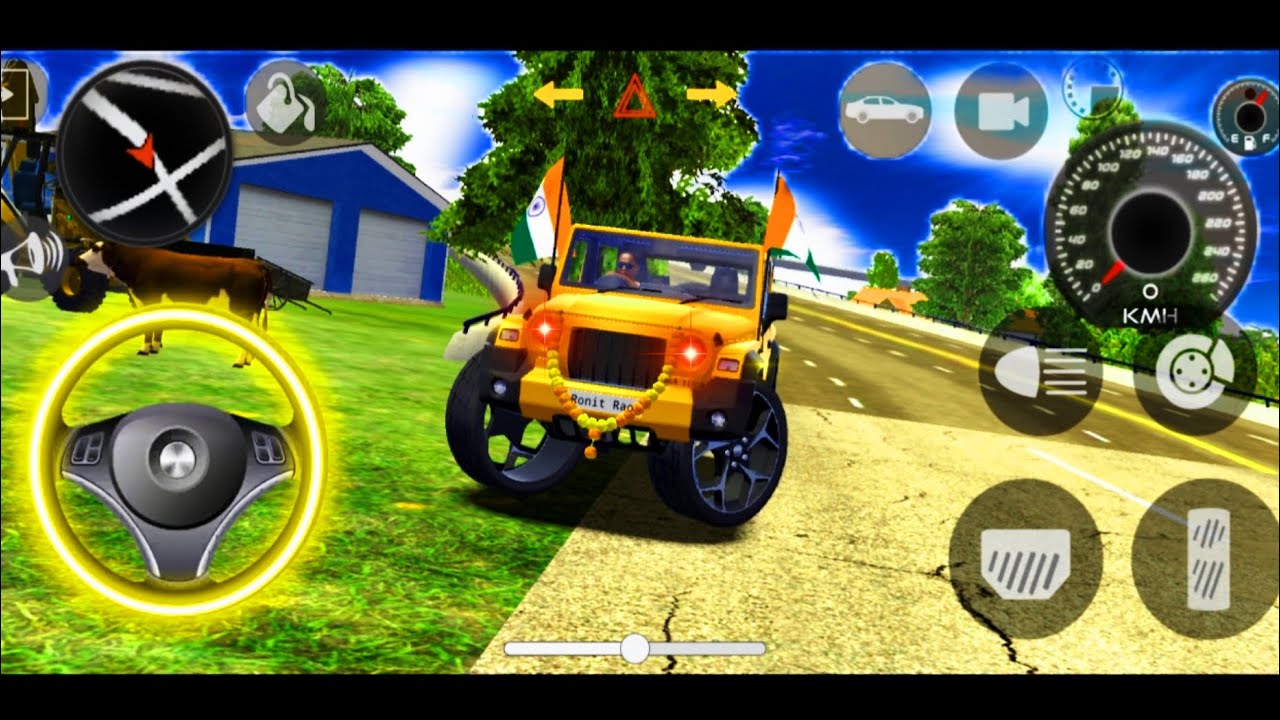 Modified Mahindra Thar 🚨 game: Indian Thar (gadi wala game) Game 🎮 - Thar game Android gameplay 2026