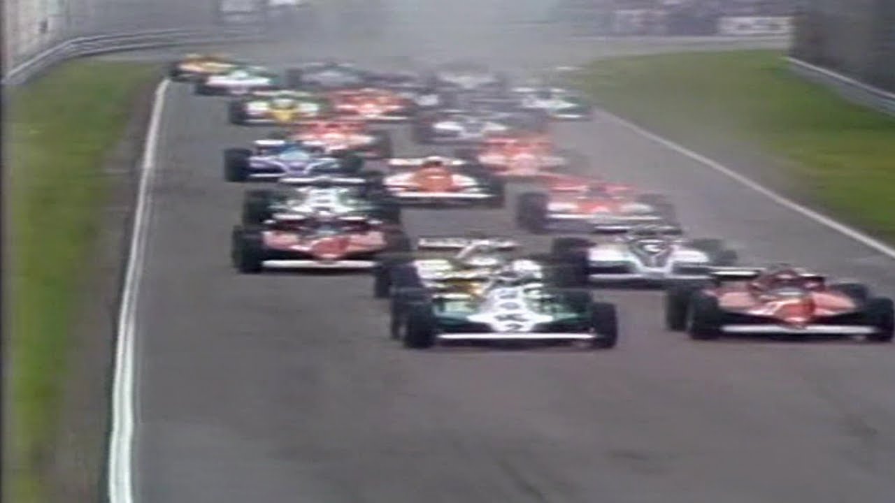 GP San Marino 1981 Imola F1 Servizio Domenica Sportiva Gilles Villeneuve Ferrari Nelson Piquet