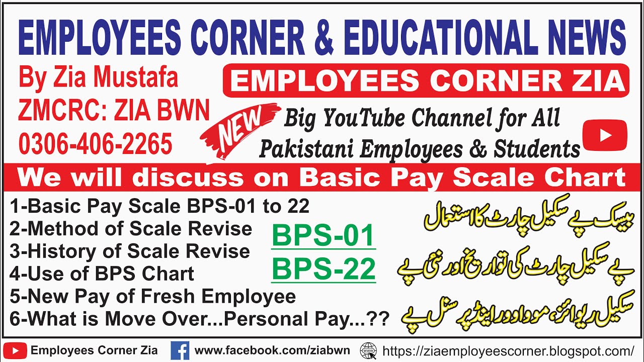 Basic Pay Scale & Scale Revise | HisTory & New Pay & What is Move Over and Personal Pay | ECZ