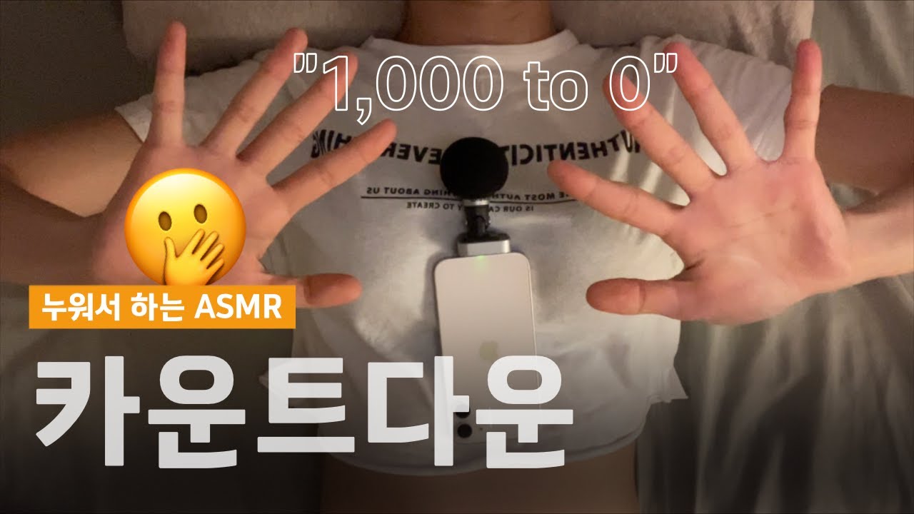 ASMR 수면 급행열차, 카운트다운 1,000 부터 0까지 Counting Down From 1,000