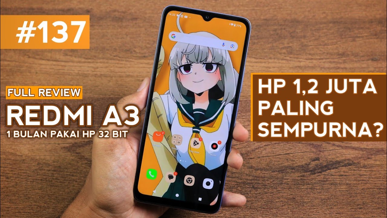 HP KENTANG YANG SEMPURNA! - Review REDMI A3 Setelah 1 Bulan Pakai