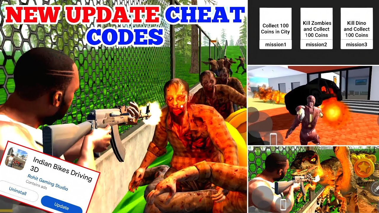 Indian Bike Driving 3D New Update All New Cheat Codes 🤯🔥| New Mission+Super Power Code|Harsh in Game