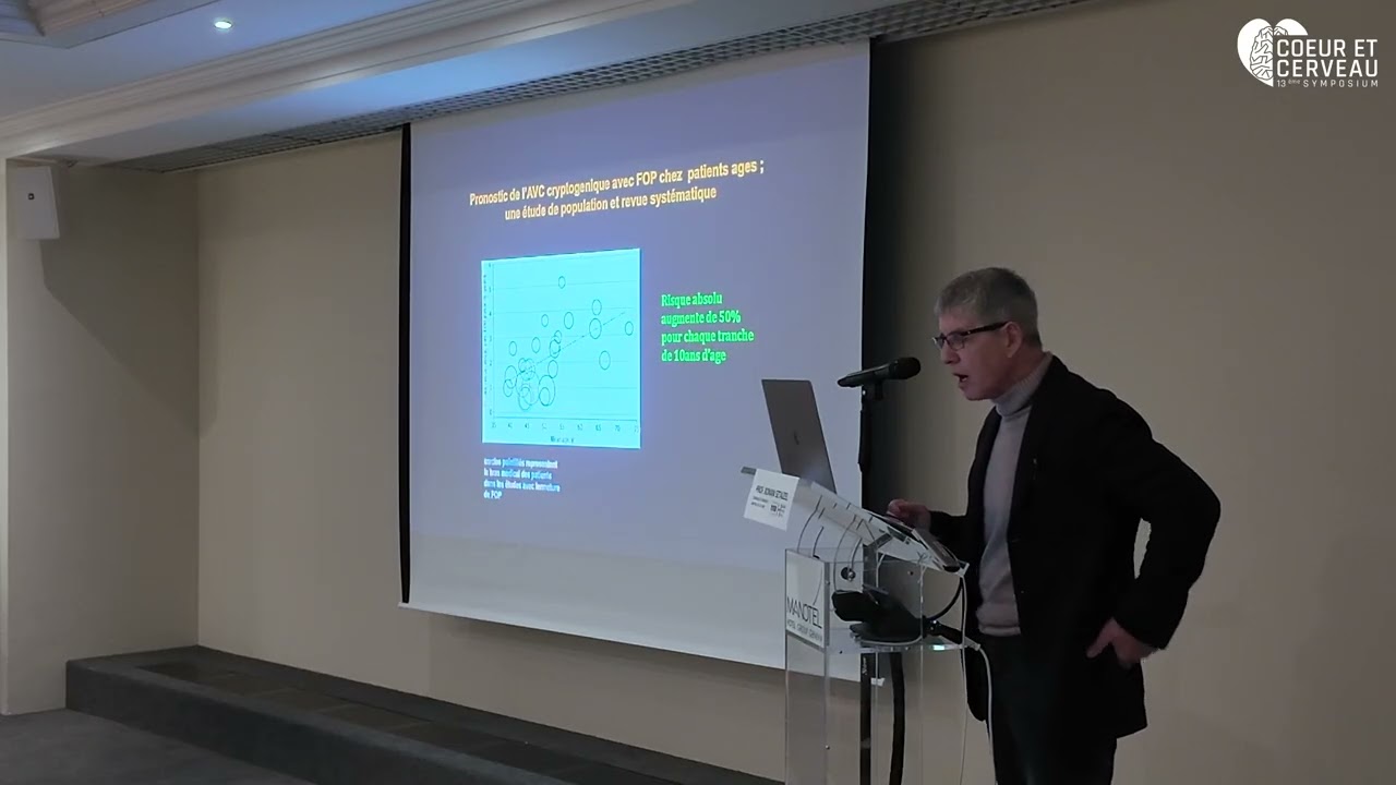 Prof. Roman Sztajzel - AVC d’origine cryptogénique chez les + de 60 ans et foramen ovale perméable