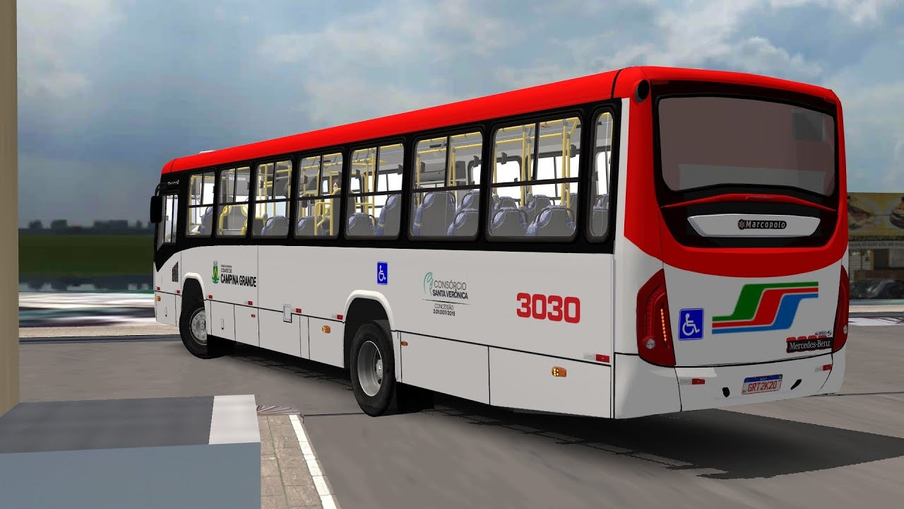 🛠️ W.I.P - Skin Consórcio Santa Verônica | Marcopolo Torino 2014 MB OF-1721 BT5 | Proton Bus | PBSU