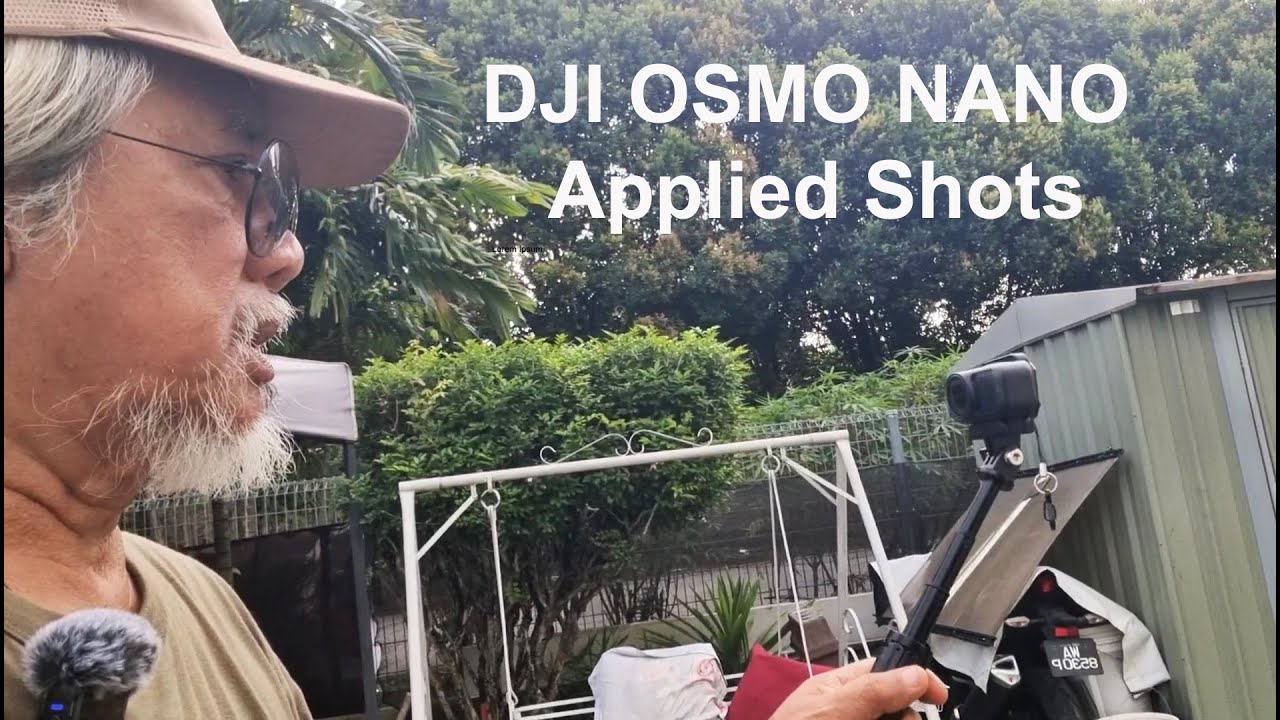 DJI OSMO NANO Applied shots