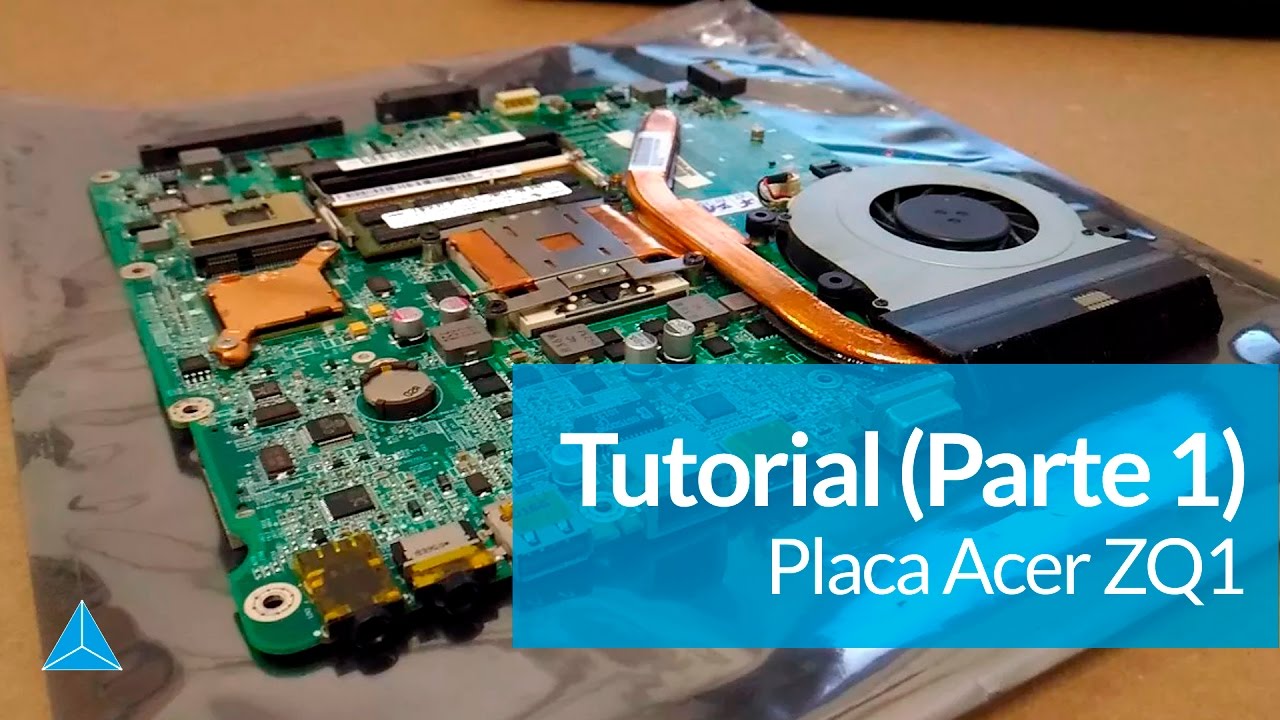 Análise da Placa Notebook Acer Placa ZQ1 (Parte 1) - Tutorial