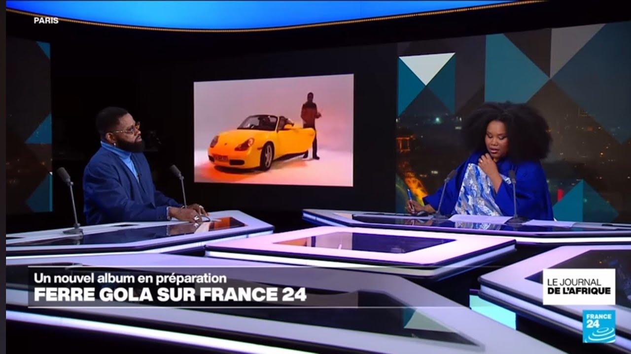 FERRE GOLA SUR FRANCE 24. SON TALENT, SON ART ET LA COMMUNICATION. 