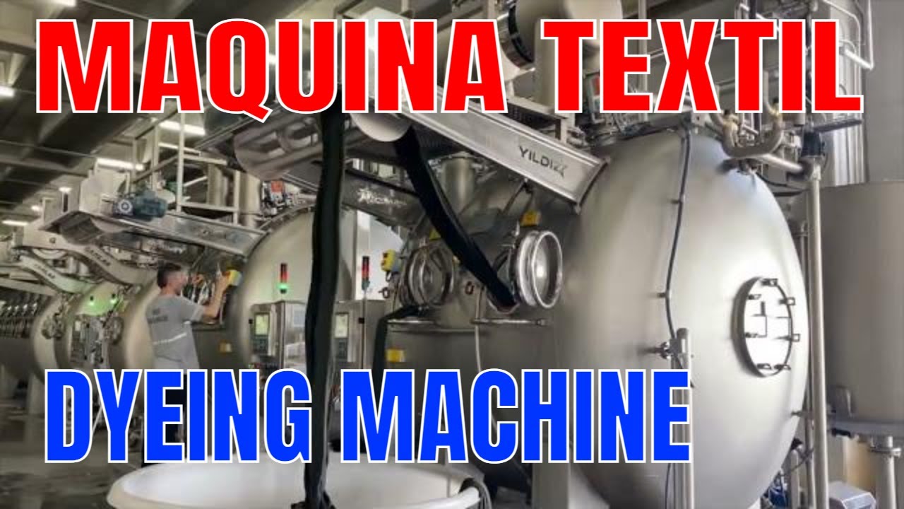 Maquinaria textil industrial maquina de tintura de telas fabricación textiles
